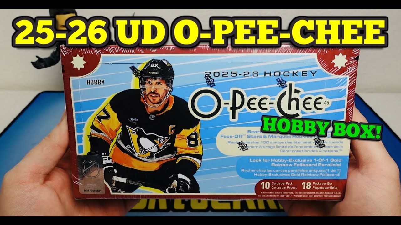 Představujeme: 25-26 UD O-PEE-CHEE Hobby Box! Hokejové karty NHL!