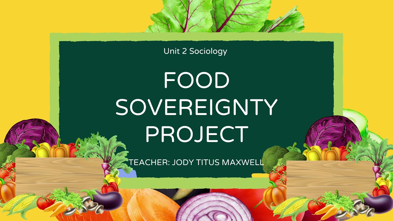 My Sociology Students Are Doing A Food Security Project!