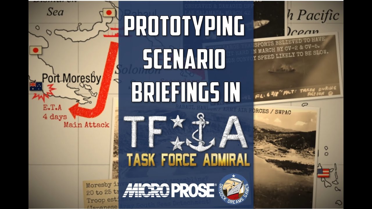 Coral Sea - Scenario Video Briefing Prototype - Task Force Admiral