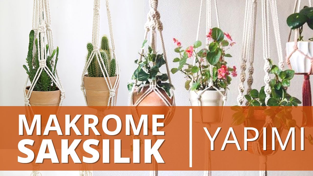 Makrome Saksılık Yapımı