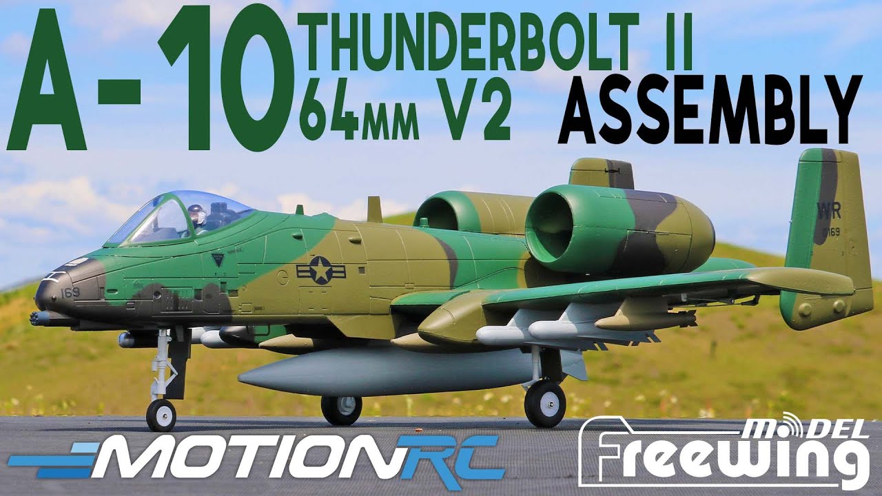 Freewing A-10 Thunderbolt II 64mm V2 EDF Jet Assembly | Motion RC
