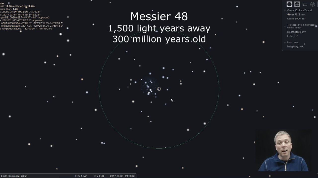 Eyes on the Sky: Find & observe Messier 48