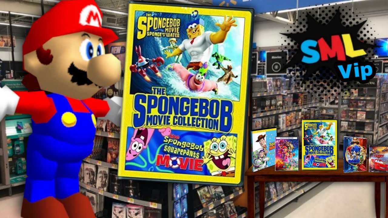 SML Vip: Mario's SpongeBob DVD!