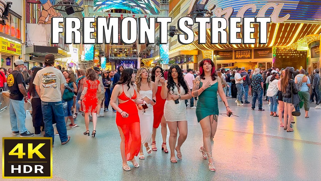 Fremont Street Las Vegas Midnight Walk - 2025 - Downtown Las Vegas