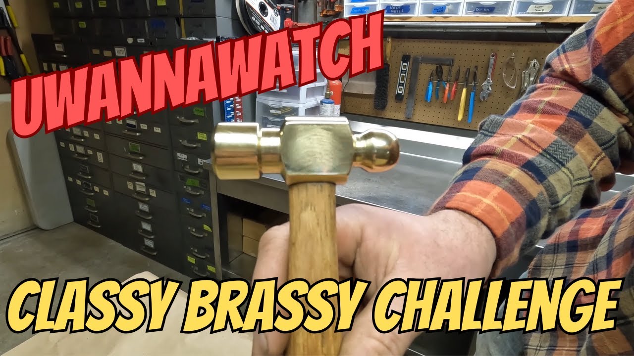 Hobby Machining - Making a Brass Ball Peen Hammer!