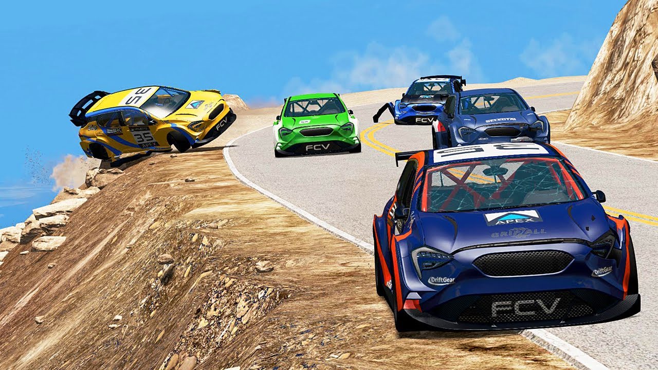 Races at Pikes Peak (BAD IDEA) - BeamNG Drive