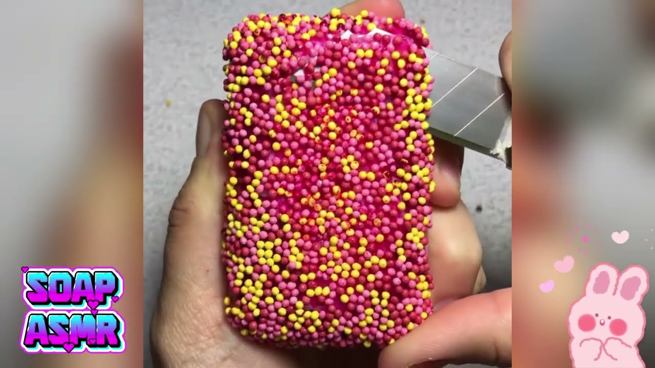 Soap carving ASMR ! Soap Cutting ASMR -  Relaxing Sound - Satisfying Sound ASMR #04