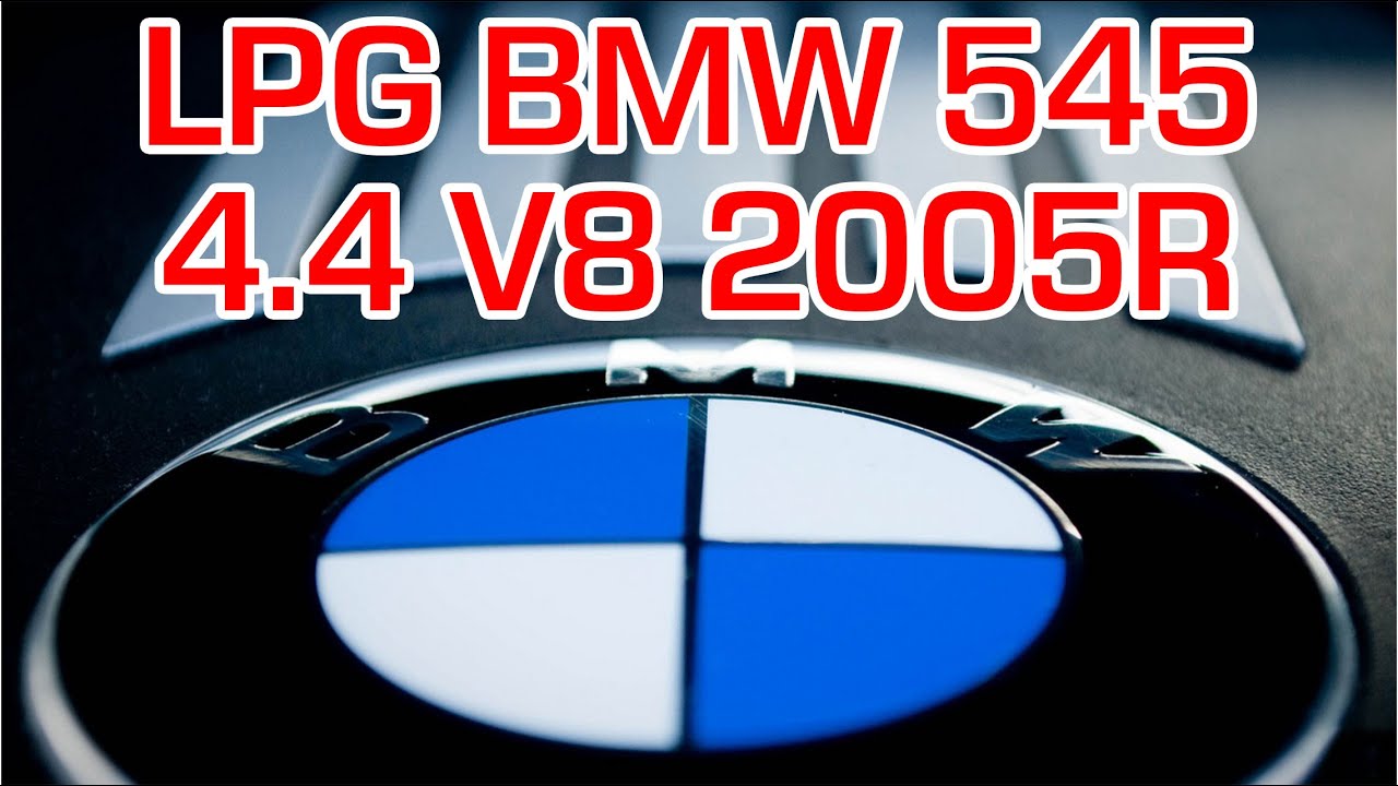 Montaż LPG BMW 545 z 4.4 V8 2005 w Energy Gaz Polska na gaz BRC Sequent P&D