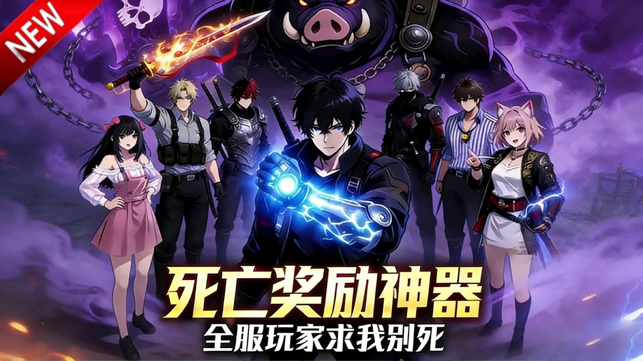 💥【新番上线】重生回游戏开服前，绑定双天冕系统，碾压工作室，称霸游戏世界！《死亡奖励神器！全服玩家求我别死》全集 Multi SUB #热血 #漫剧 #动漫魔女