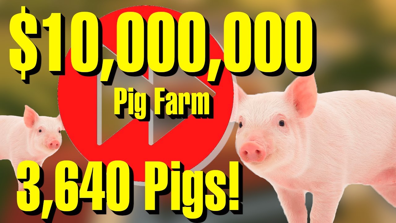 FS22 | $10M Pig Farm | Full Build Timelapse | 30 Minutes