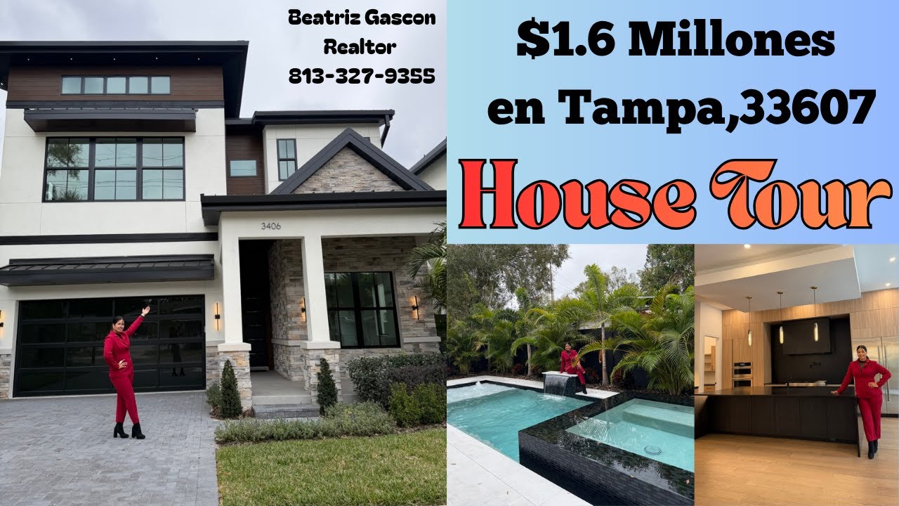 Nueva Propiedad moderna de +$1.6 Millones en el corazon de Tampa.