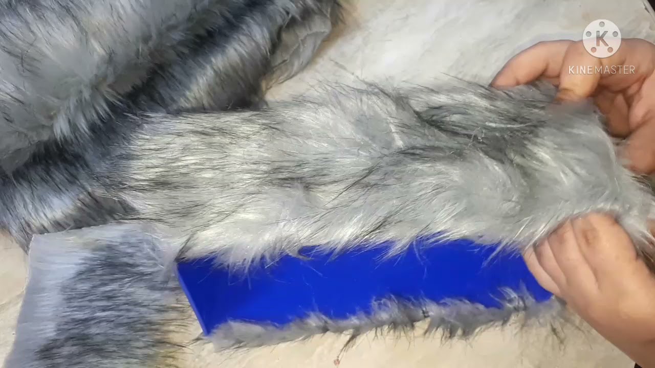 طريقه عمل علبه المناديل العصريه من الفرو 🤩