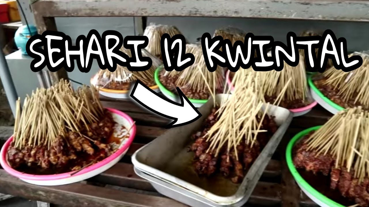 GOKIL !!! SEHARI JUAL 12 KWINTAL DAGING SATE MARANGGI HJ YETTY PURWAKARTA