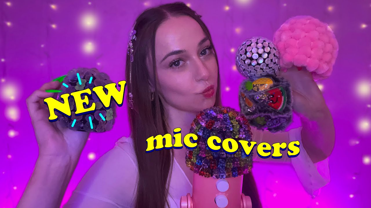 💫☆ BRAIN BUZZING MIC COVERS ☆💫  new ASMR textures for 1000% tingles♡