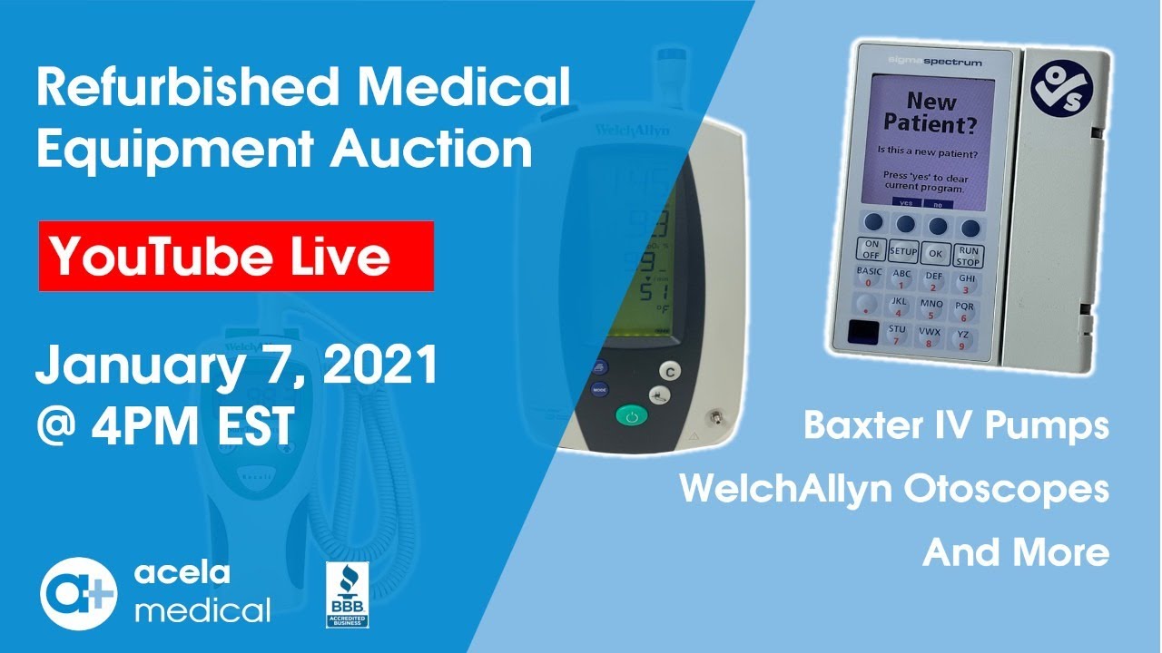 1-7-2021 Refurbished Medical Equipment Auction