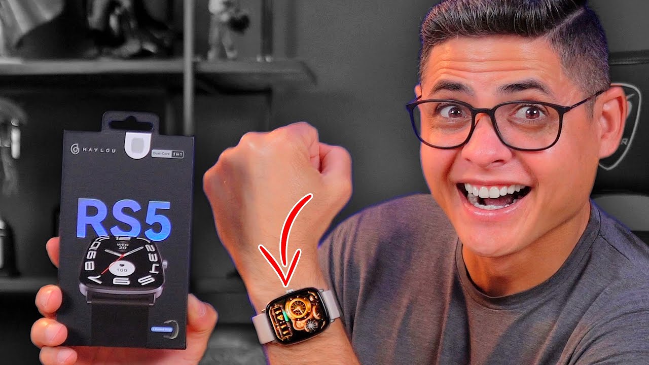 Esse é o Haylou RS5 - um SMARTWATCH com OFERTA ESPECIAL! Unboxing e Impressões