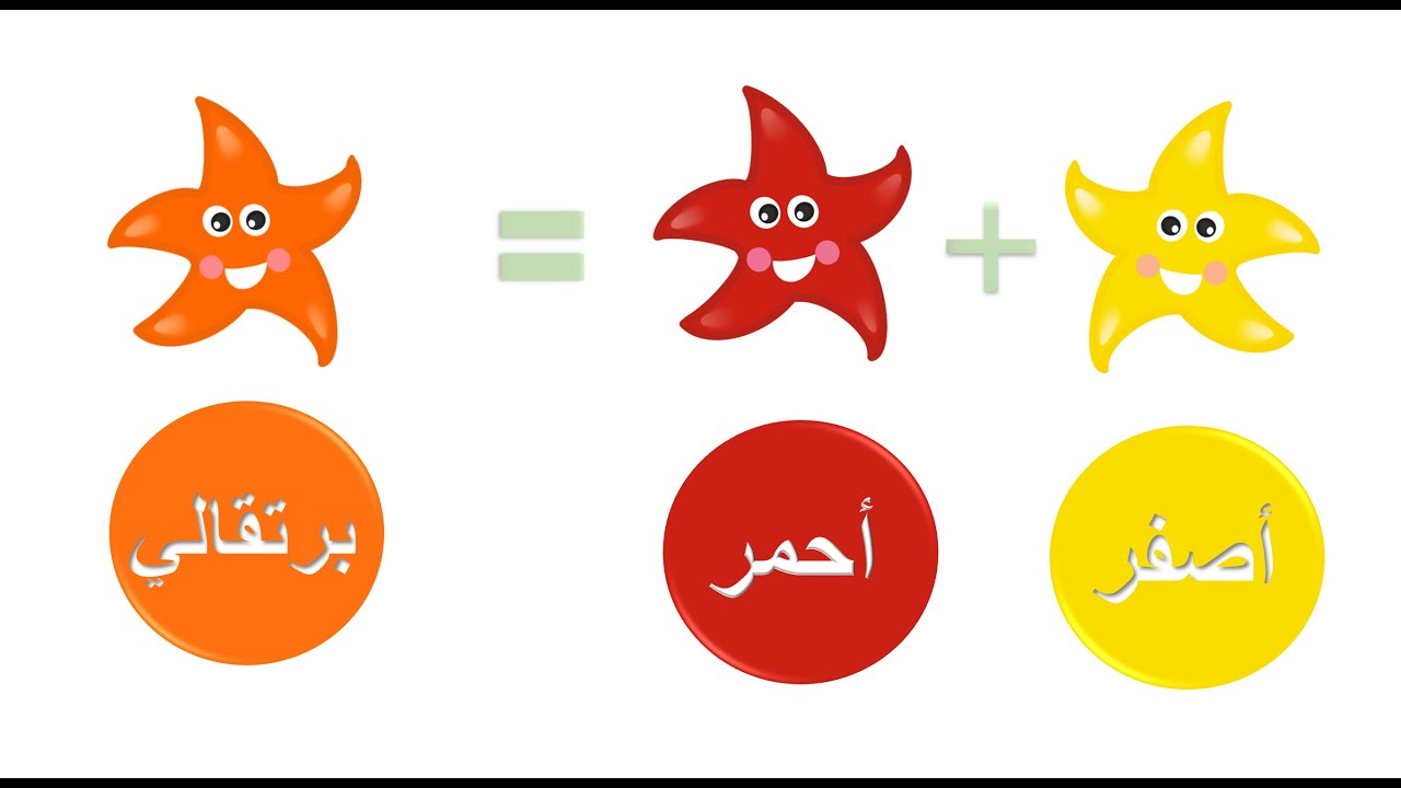 تعليم الأطفال مزج الألوان