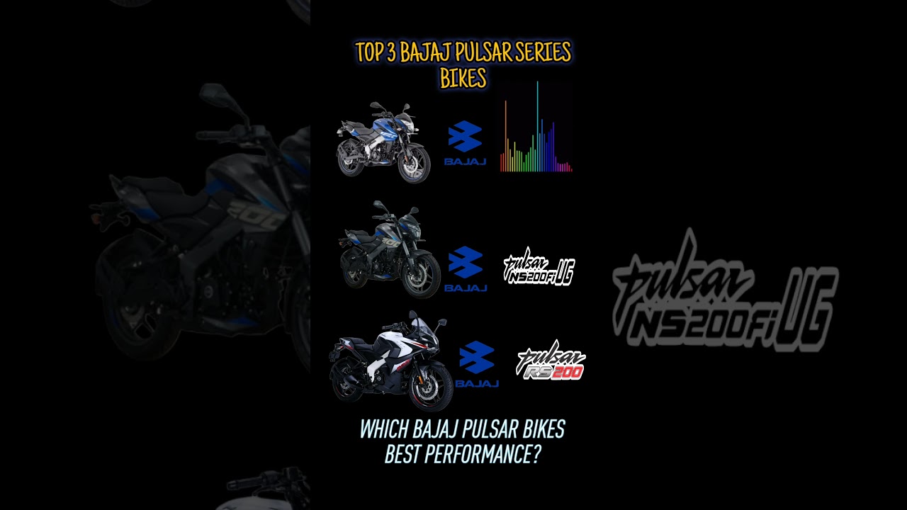 Bajaj Pulsar Popular Models With Loud Free Flow Exhaust Sound 🔥🤯 #shorts #rs200 #ns200 #ns160 #zx10r