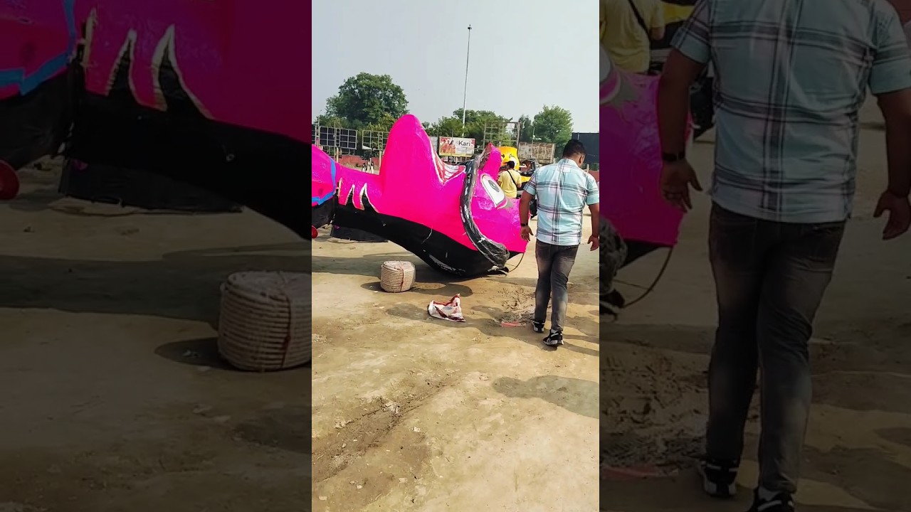 Sri Ganganagar 🔥 Ravan prepare 🚩For Dusherra 😍#ravan #ram #ytshorts #sriganganagar