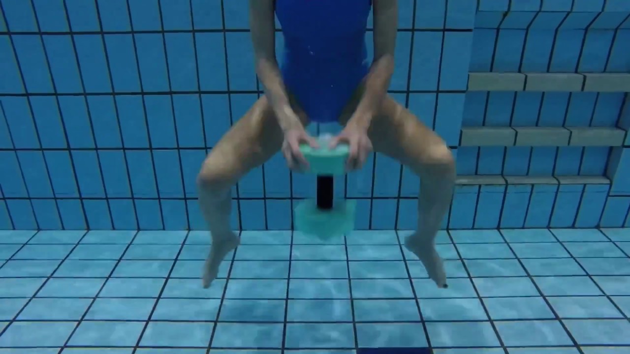 Aqua exercise - dumbbells