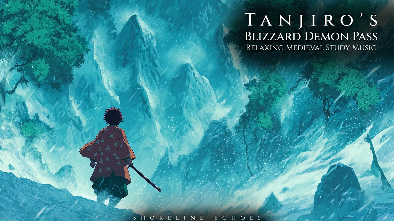 Tanjiro's Blizzard Demon Pass | Demon Slayer Winter Study Music