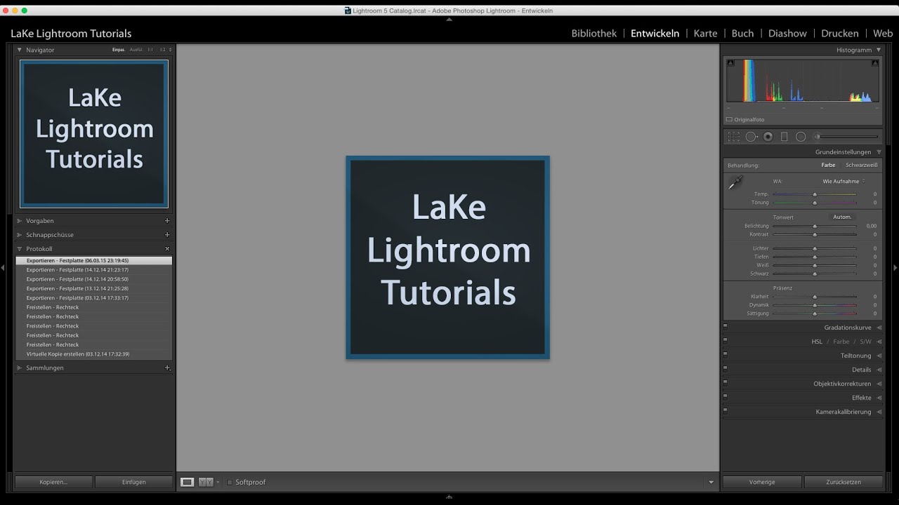 LaKe Lightroom Tutorials: 4 schnelle Tipps