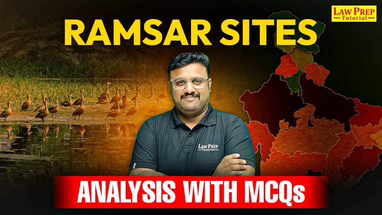 Ramsar Sites: Explanation with MCQs | GK Backlogs for CLAT 2026 | Current Affairs for CLAT 2026