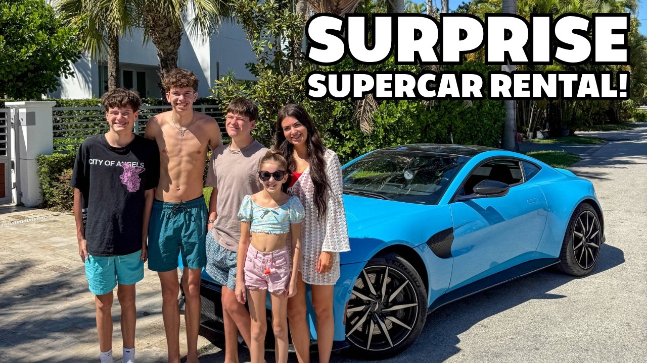 Exotic SUPERCAR Surprise Leaves Florida Family Shocked!