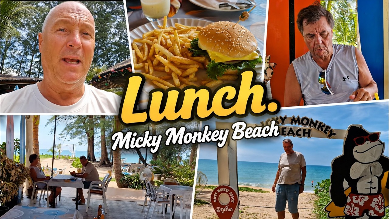 Lunch at Micky Monkey beach November 4, 2025