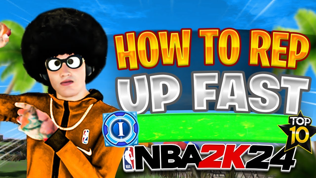 BEST REP METHOD IN NBA2K24! HIT LEVEL 40 AND TOP 10 THE FASTEST!