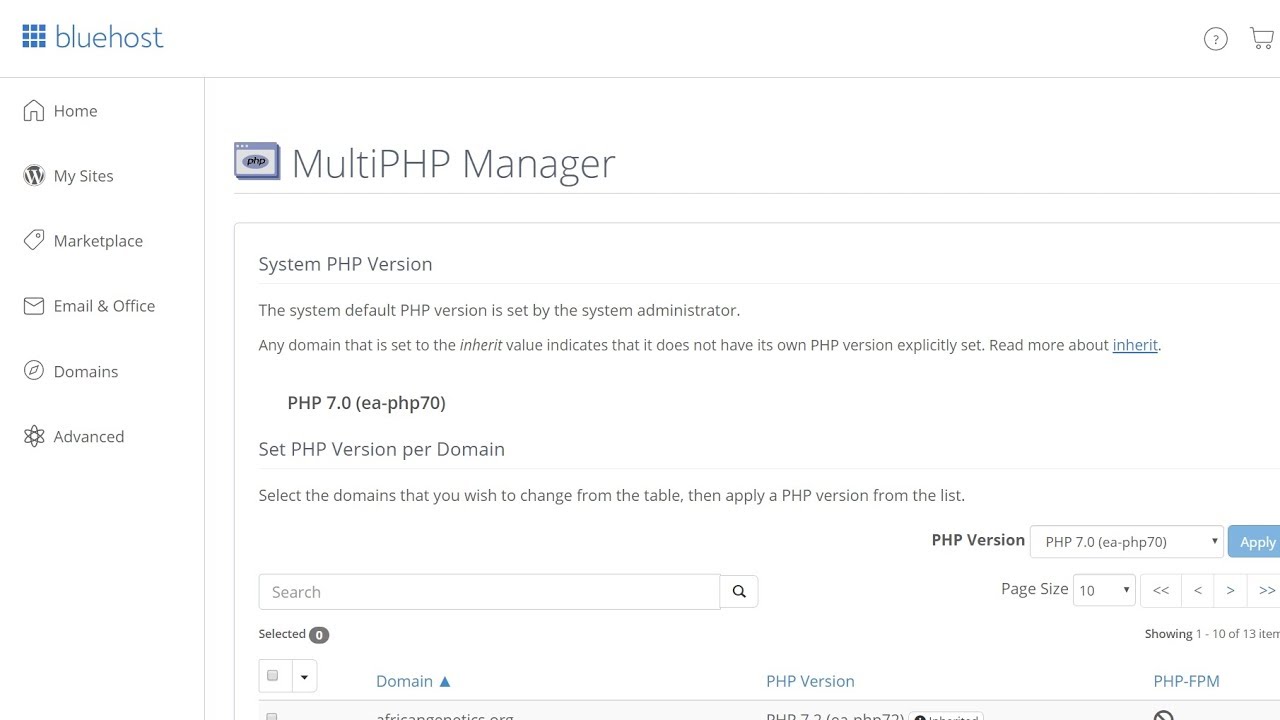 How To Upgrade PHP Version In Bluehost?