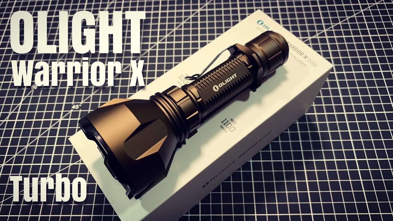 OLIGHT Warrior X Turbo ... la lampe des maitres Jedi !