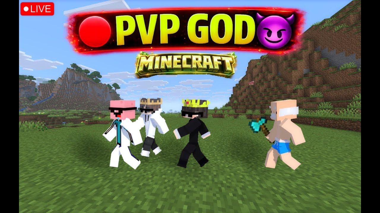 Minecraft Live 😱 | PvP God Ne Sabko One Hit Mein Uda Diya 😂