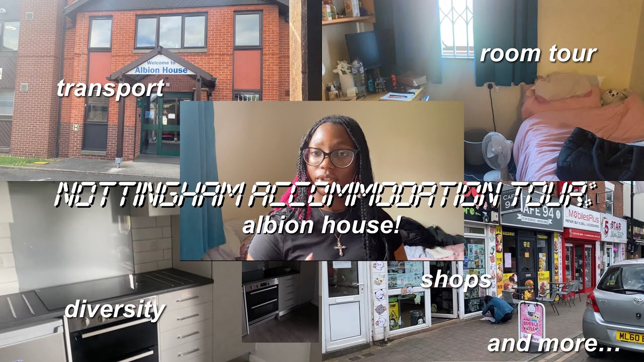 notts accomodation tour - albion house room tour, transportation, shops, surrounding area + more ᯓ★