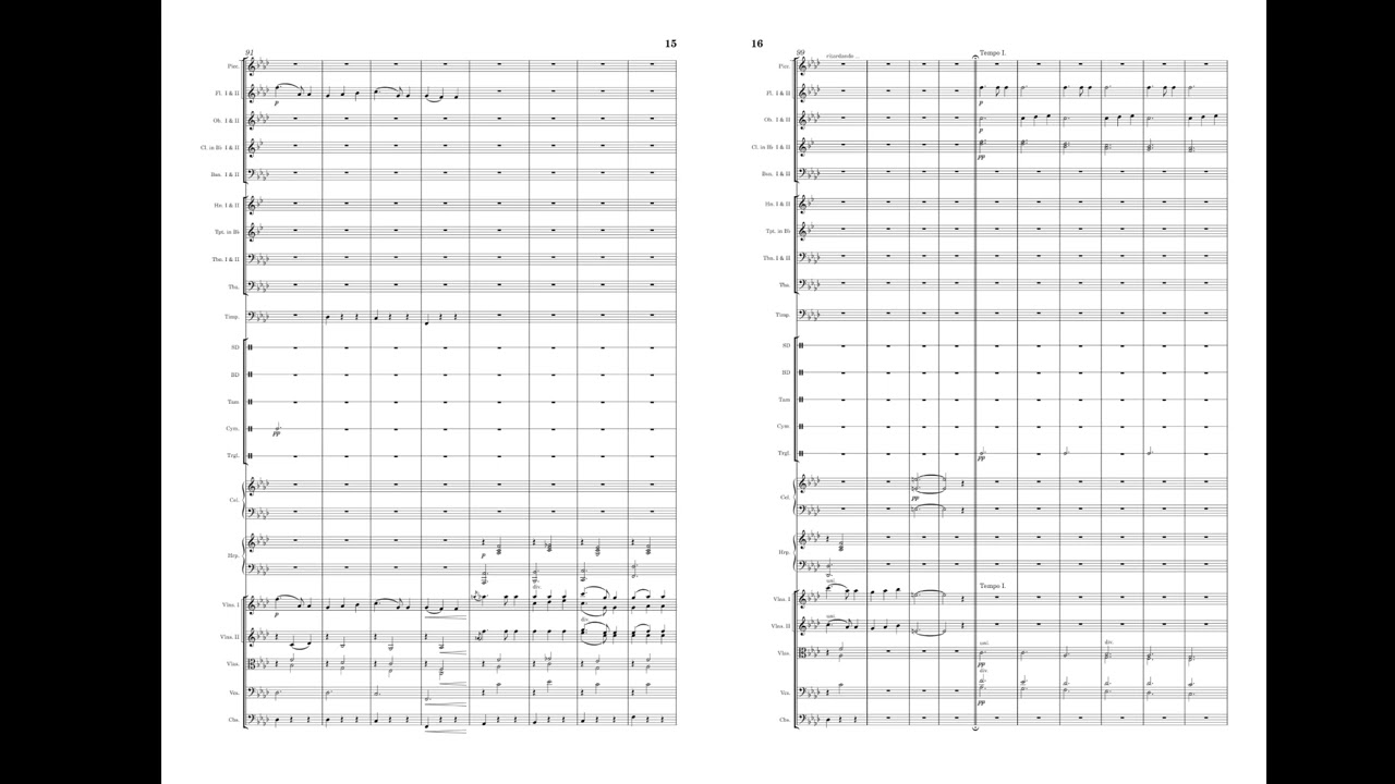 Two Waltzes for Orchestra - M. G. S.