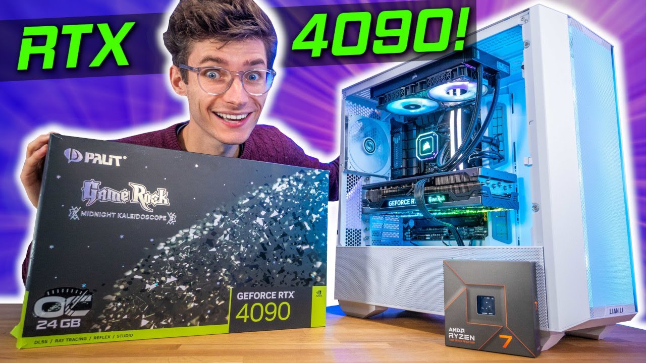 ПОТРЯСАЮЩАЯ сборка игрового ПК на базе RTX 4090! &mdash; Ryzen 7700X, игровые тесты!