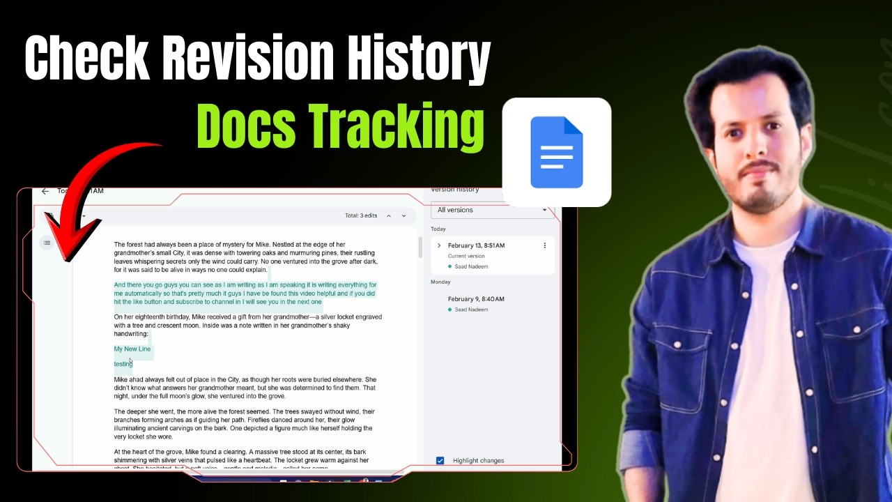 Как проверить историю изменений в Google Docs | Просмотр и восстановление изменений | Полное руко...