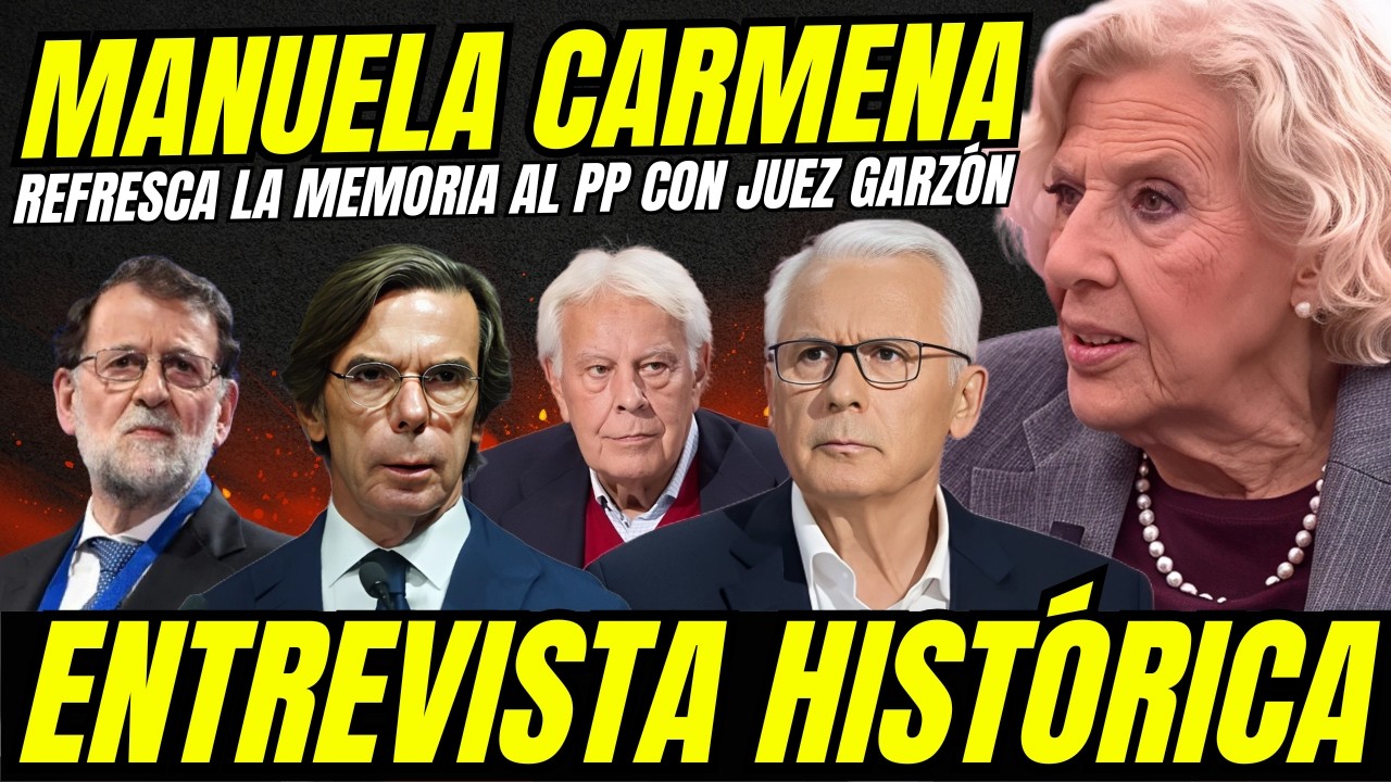 MANUELA CARMENA Y BALTASAR GARZ&Oacute;N REFRESCAN LA MEMORIA AL PP 