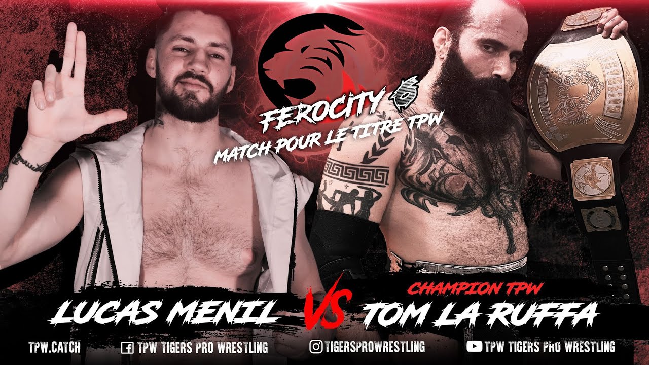 Tom La Ruffa Vs. Lucas Menil pour le titre de la TPW