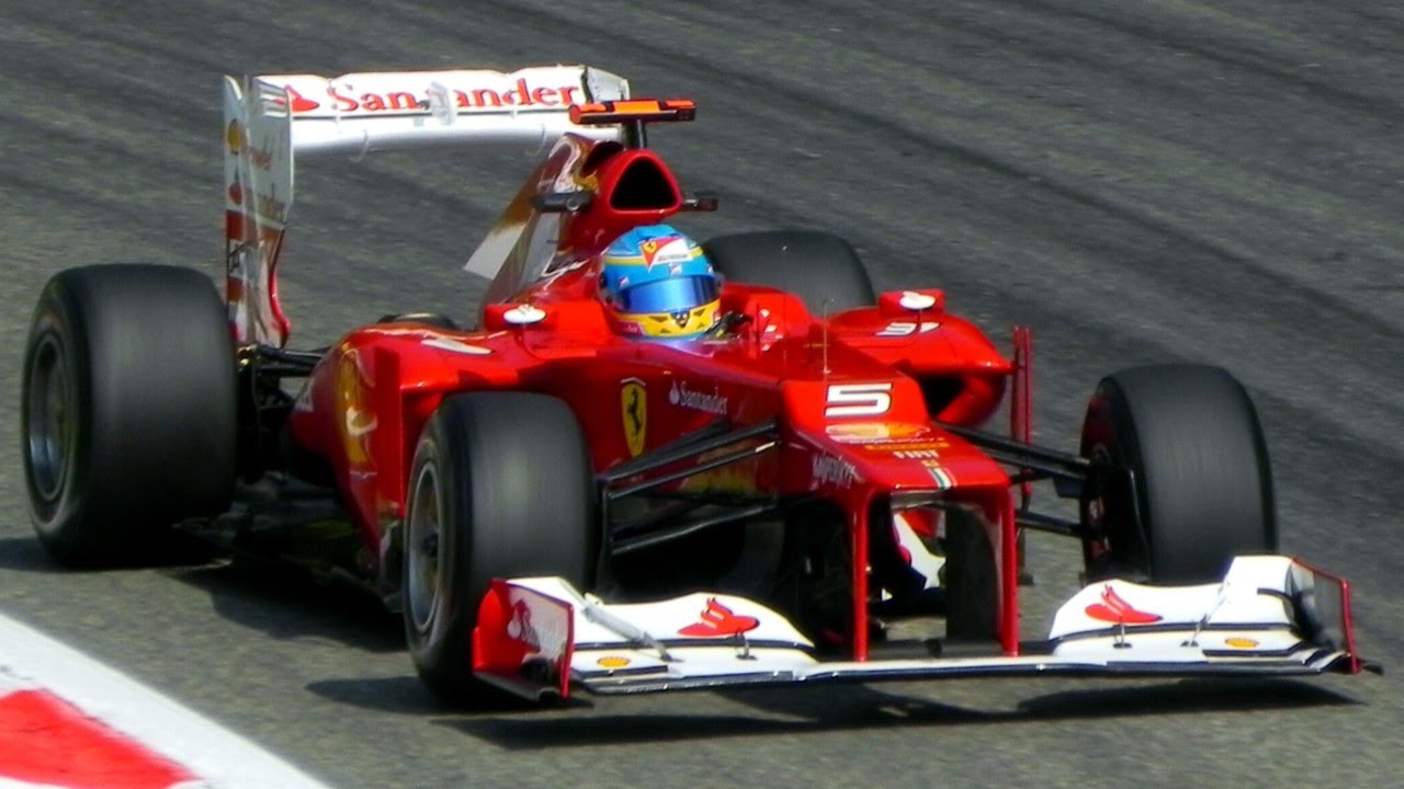 Formula 1 (F1) 2012 Cars PURE V8 Engine SOUND