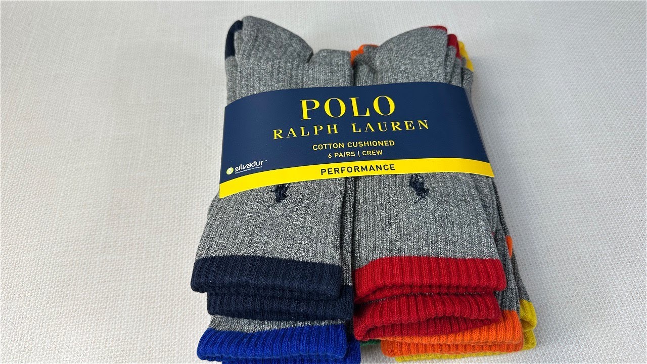 POLO RALPH LAUREN Mens Cotton Crew Socks Review