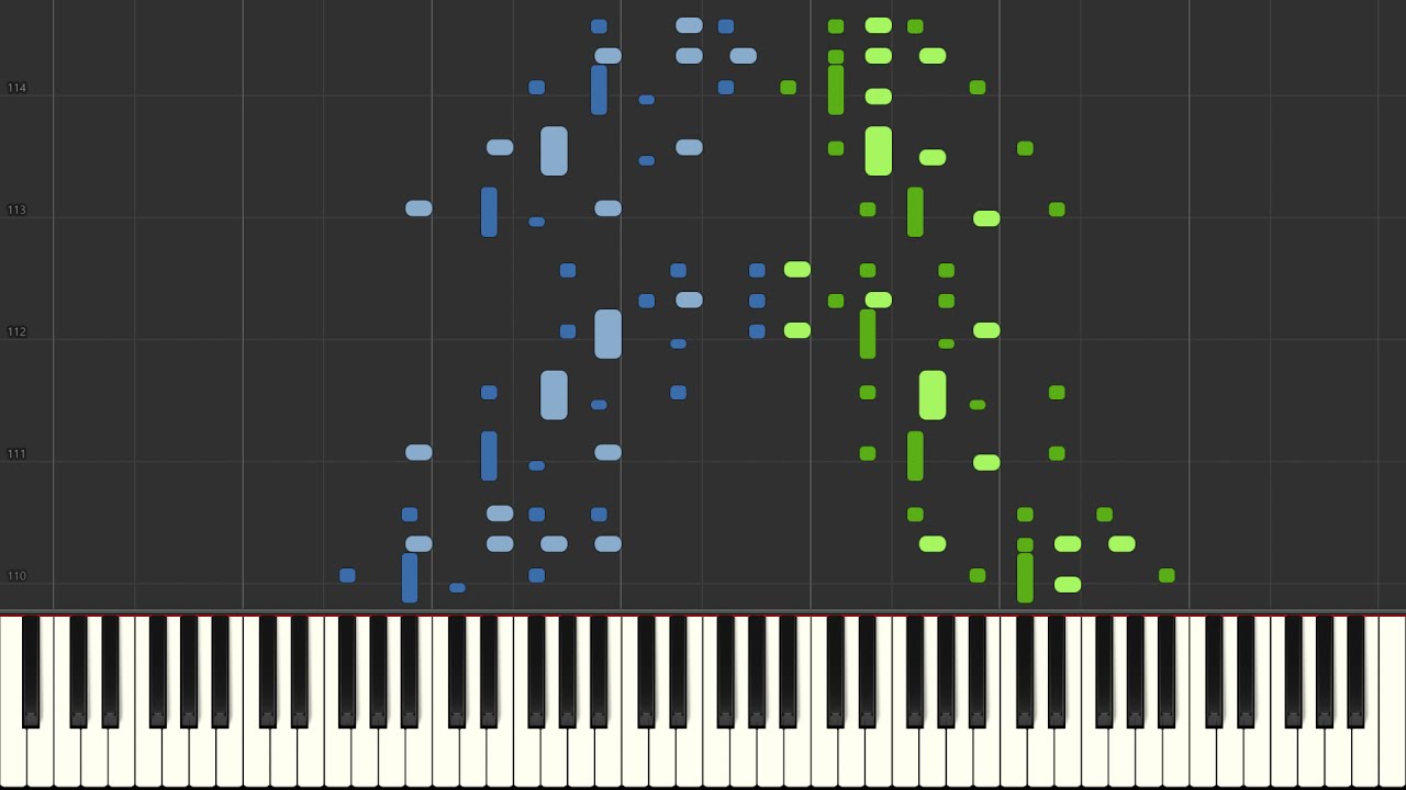 Liszt - Grand galop chromatique [Piano Tutorial Synthesia]