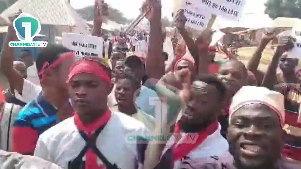 Kpandai NDC Youth Protest Supreme Court Ruling on Parliamentary Rerun