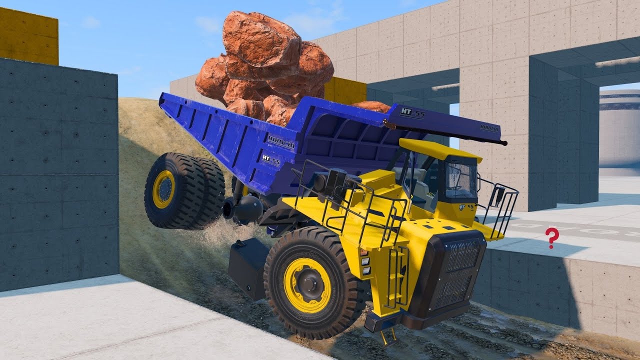 MEGA TRUCK DURABILITY, STRENGTH, AND BALANCE TEST | BeamNG.Drive