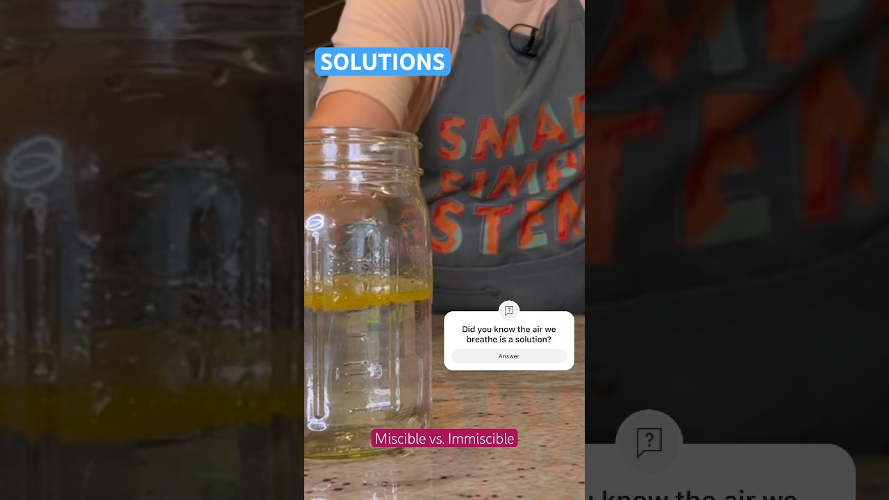 SOLUTIONS! #science #technology #engineering #mathematics #learning #experiment #scienceexperiment