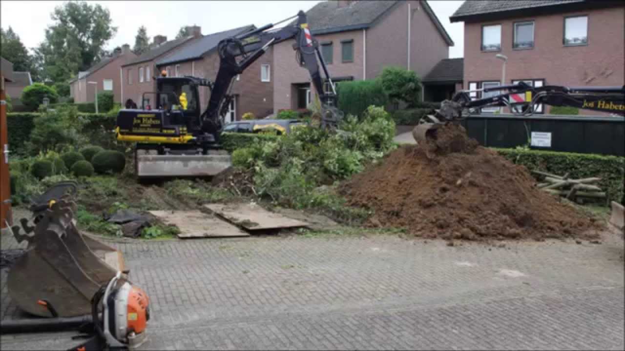Grondverzet Jos Habets - Tuinproject in Reijmerstok