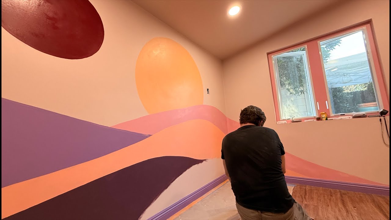 Painting Star Wars Sunset Mural (Part 2)