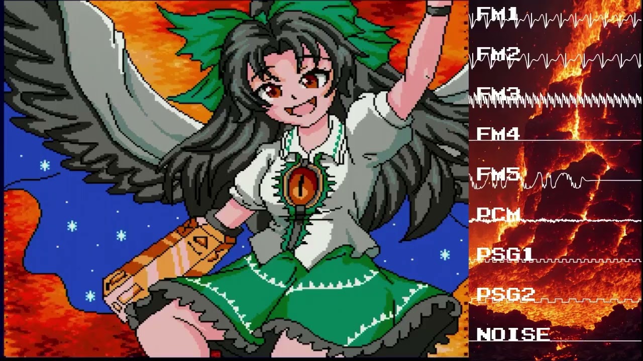 Solar Sect of Mystic Wisdom ~ Nuclear Fusion - Genesis/Mega Drive - 東方アレンジ 霊知の太陽信仰～ Nuclear Fusion