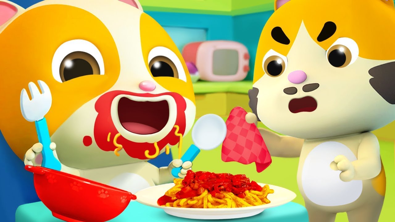 Tengo Buenos Modales en la Mesa | Canciones Infantiles | Buenos Modales Para Niños | BabyBus Español