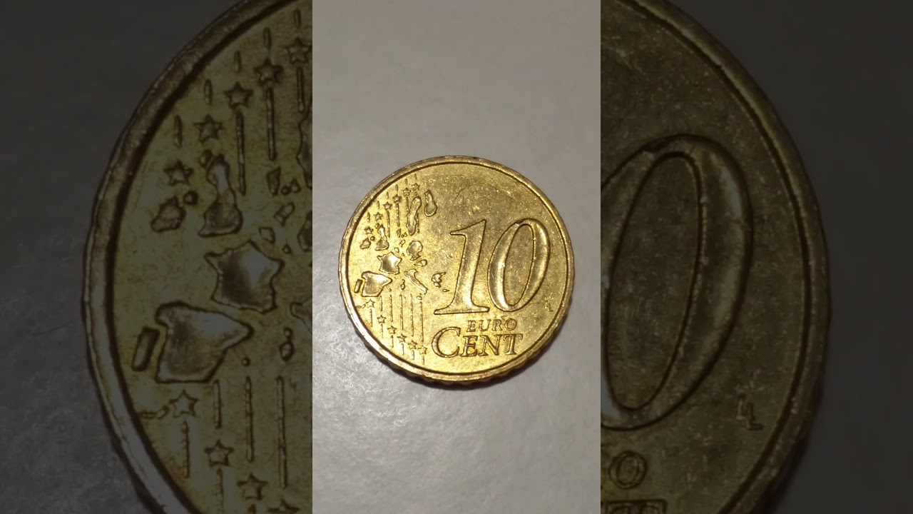 10 EURO Cent 1999 RF #coins #euro #europe #eu #coin